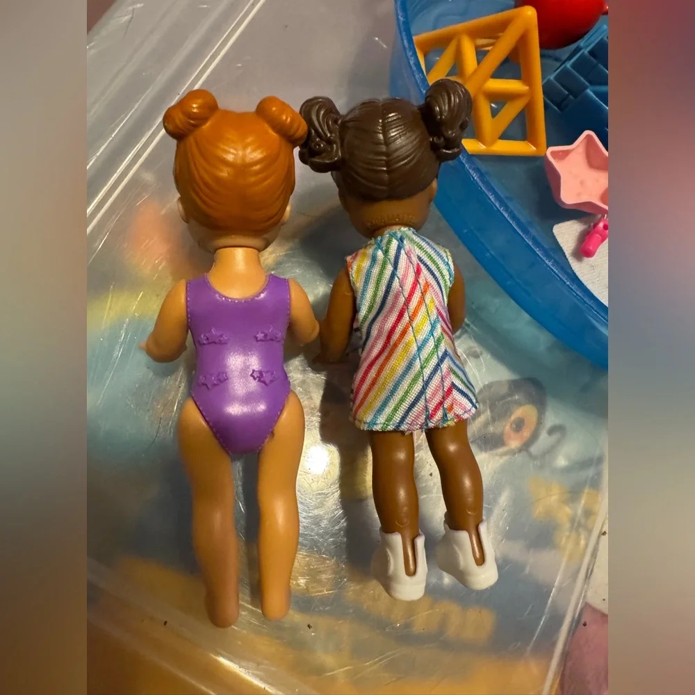 Barbie toddler dolls & beach party playset